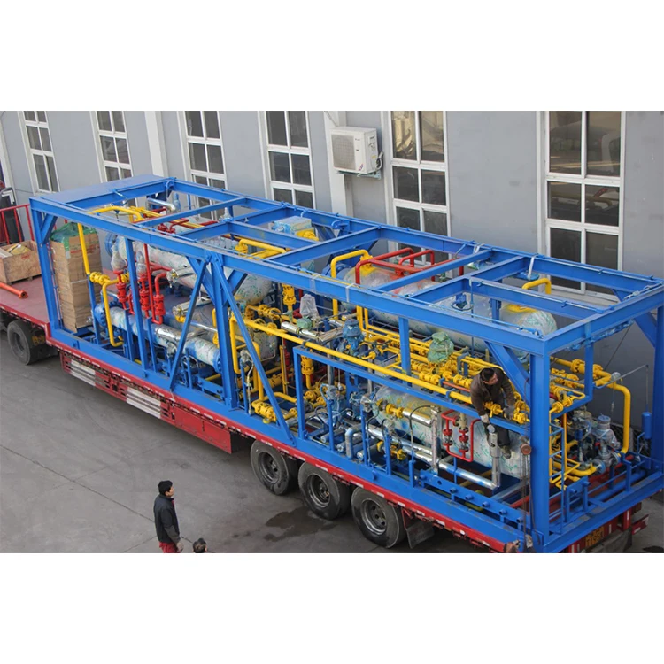 Wellhead Natural Gas Testing Skid-mounted Light Hydrocarbon Recovery Device / NGL for Sale