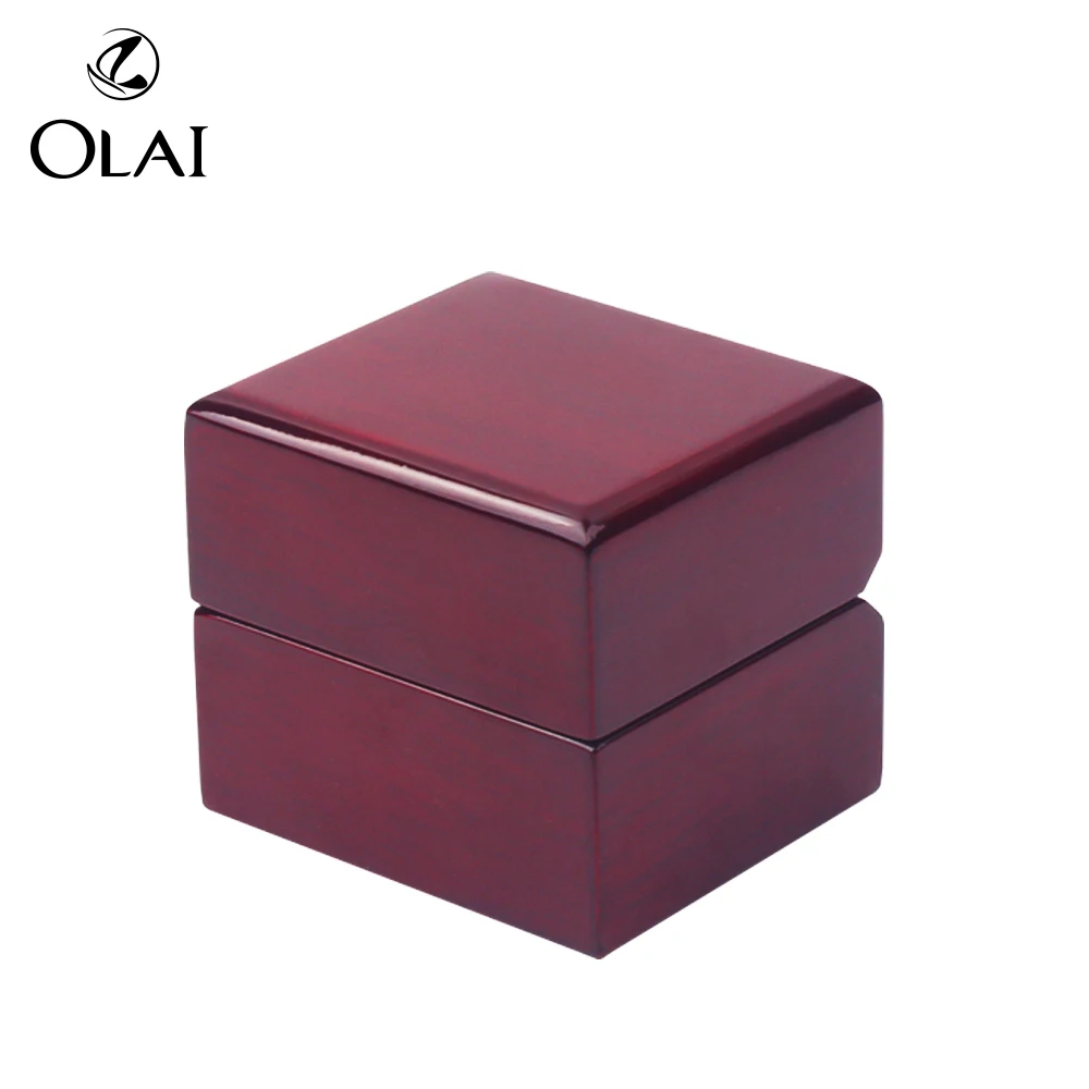 Jewelry Box  Packaging Wooden Jewelry Boxes With Logo Velvet Jewelry  Ring Boxes With Logo