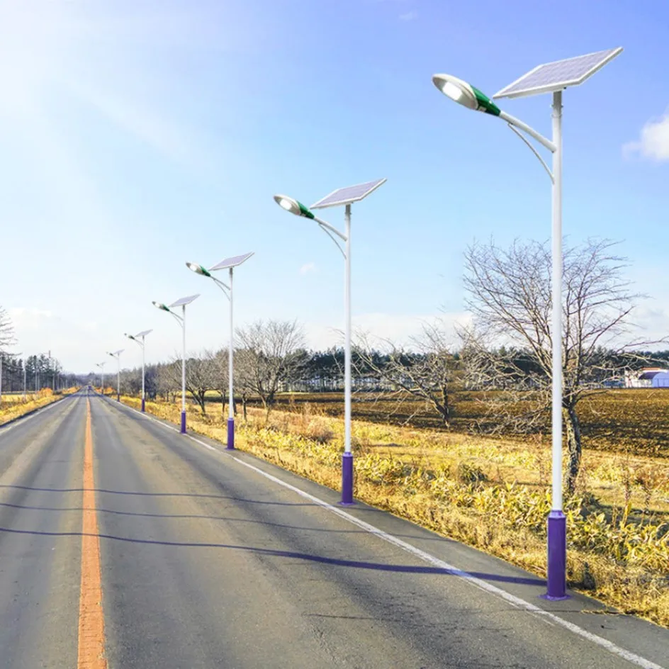 50w 60w 100w 120w 150w led street lamp solar street light system