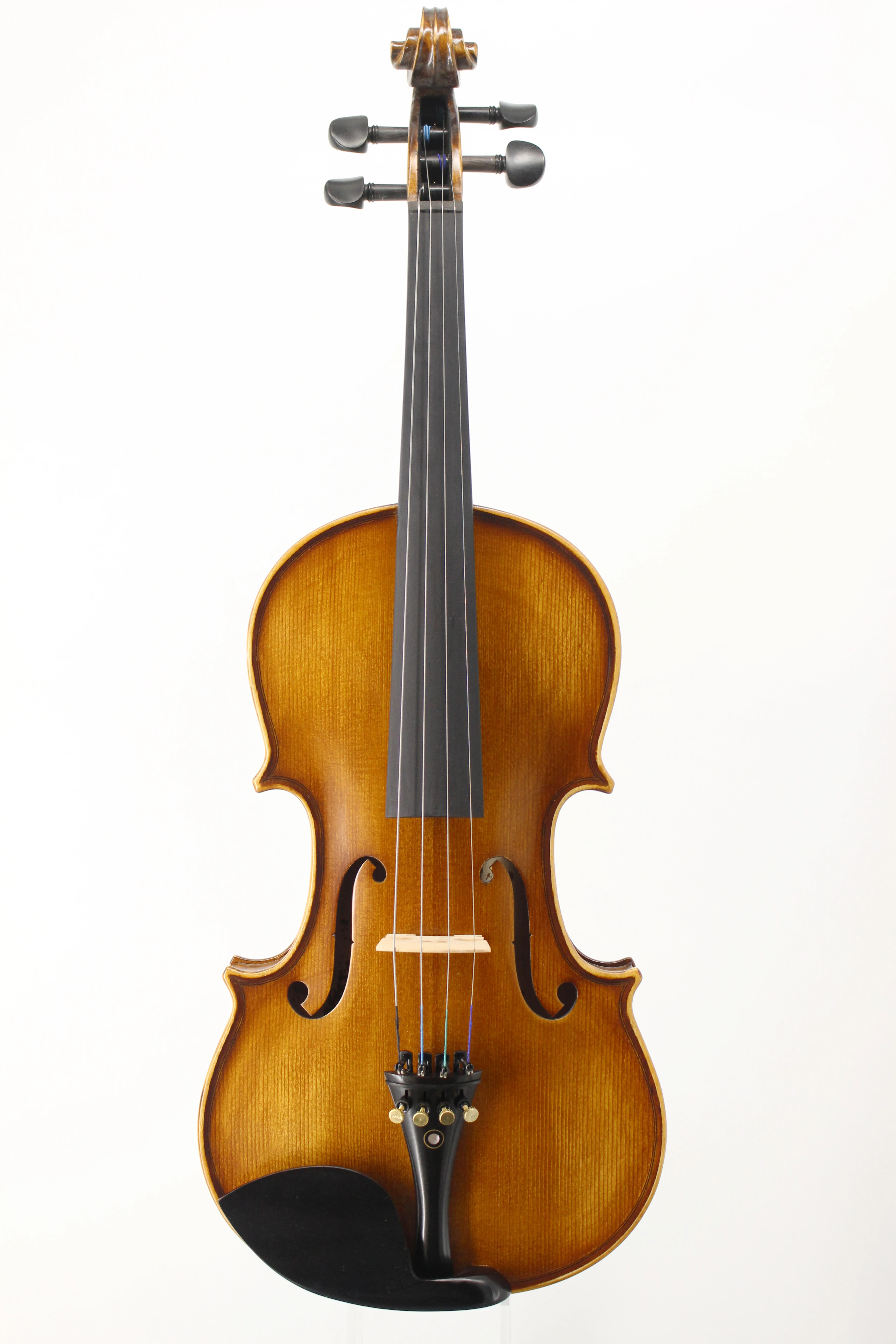 Tongling Factory Wholesale Solid Spruce Natural Flame 4/4 Professional Violin