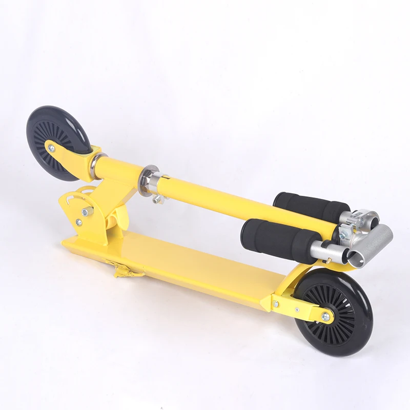 Hot Sale  Foldable Adjustable Height Kick Scooter with 2 PVC Wheels Portable Scooters