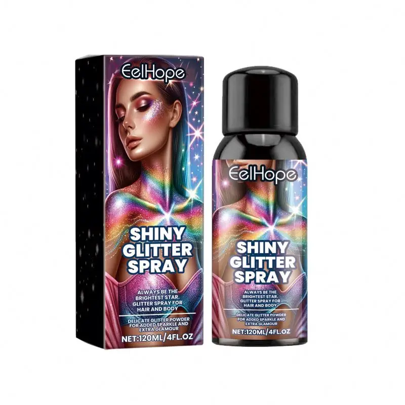 EELHOPE Shine Brightening Glitters Sustainable Body Glitter Spray