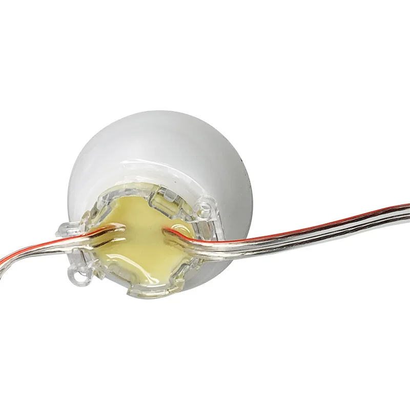 Factory Lighting 30mm Pixel Ball 12v IP66 Outdoor Permanent Christmas Holiday Rgb Led Pixel Point Lights