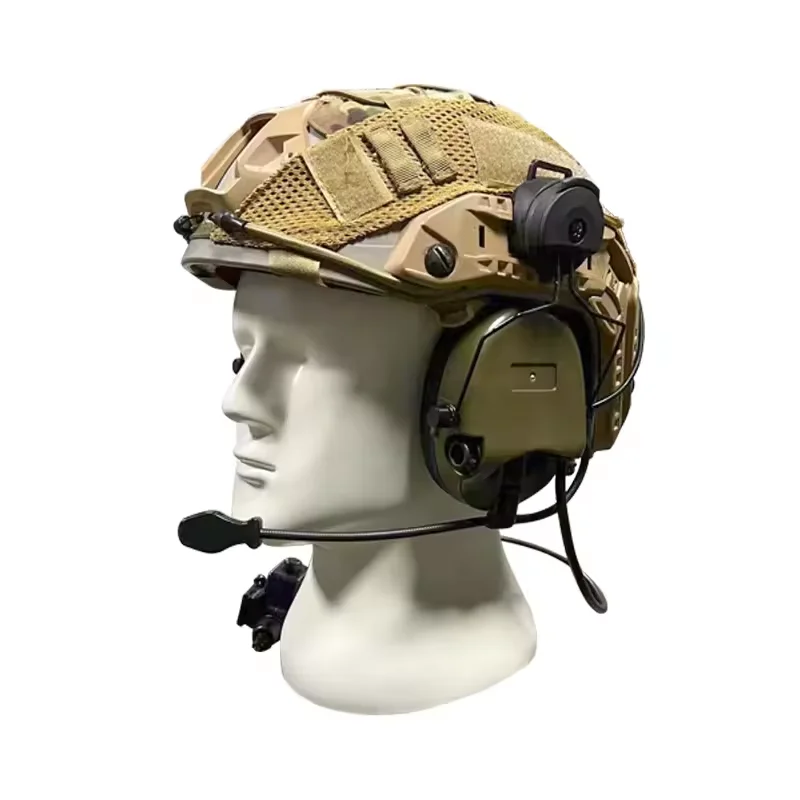 Outdoor Hunting Earmuff Noise Canceling Electronic Headphones Shooting Earmuffs  Noise Reduction Tactical Headset Connect Helmet