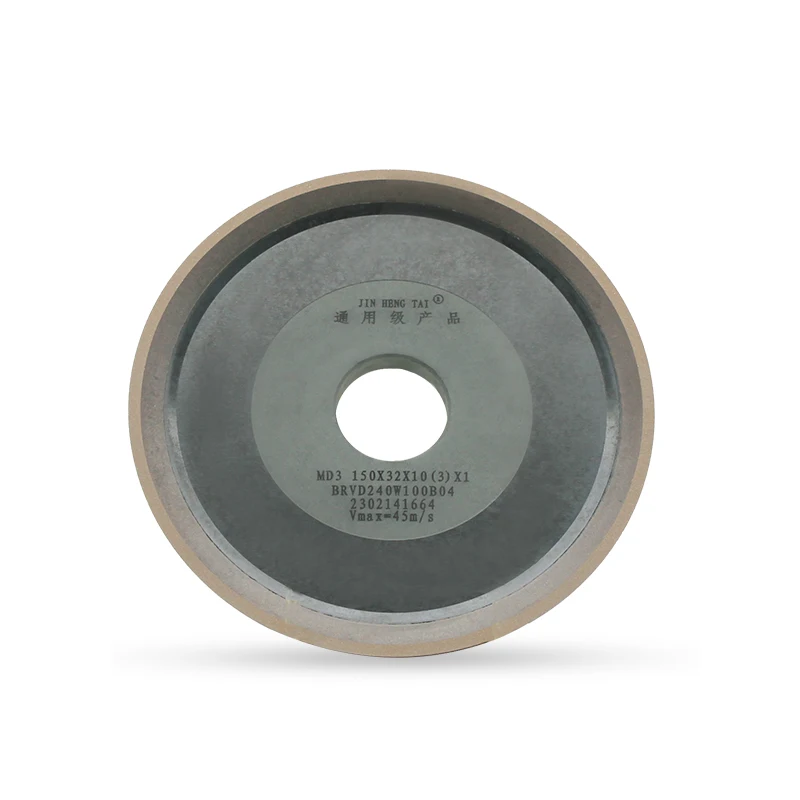 MD3 150X32X10(3)X1 TCT Saw Blade Edge/Face Sharpening Abrasive Disc Bakelite Base Diamond Grinding Wheel for Face Grinder