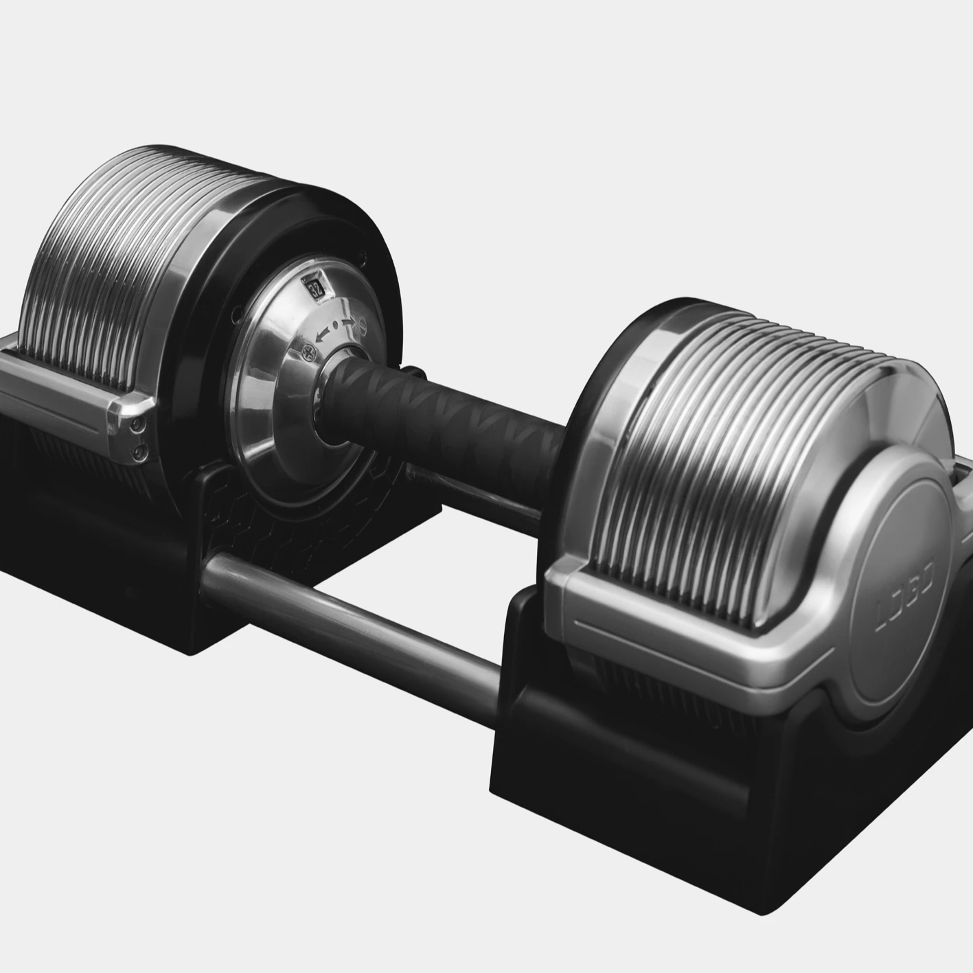 
home gym equipment steel dumbells adjustable dumbbell 2-20 set 