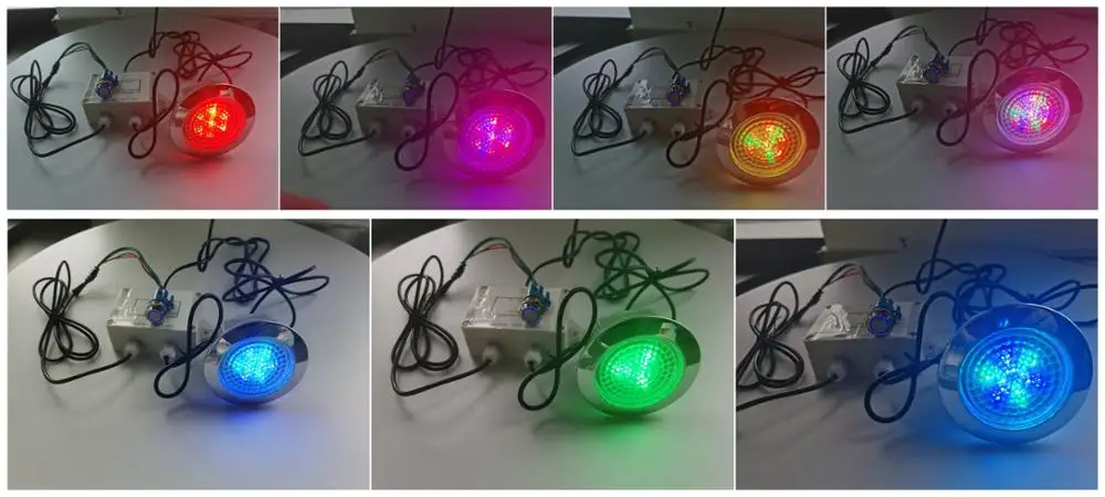 RGB Big Round Swimming Pool Bathtub Stainless Steel Led Bathtub Light System