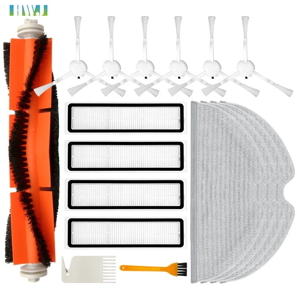 Main Side Brush Hepa Filter Mop Cloth Accessories Kit Fit for Xiaomi Dreame D9 Robot Vacuum Cleaner