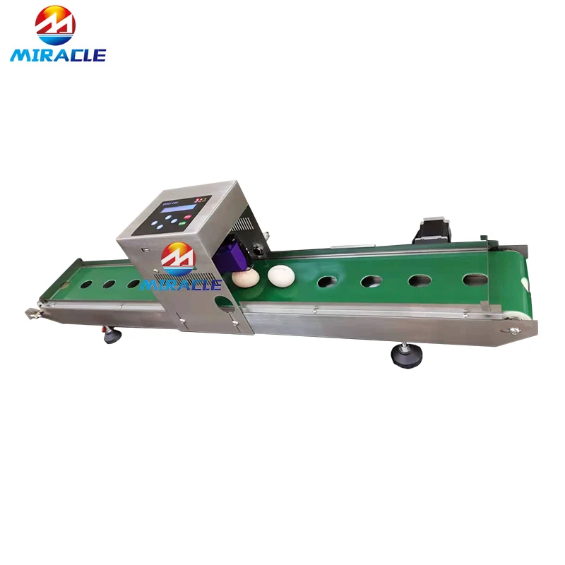 Edible Environmentally Friendly 6 head inkjet printer for egg