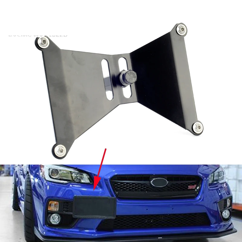 Алюминиевый держатель для переднего номерного знака для Subaru WRX STi toyota Scion FRS BRZ