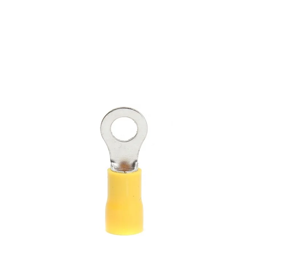 Tinned copper insulated crimp ring terminal ring electrical crimp terminal