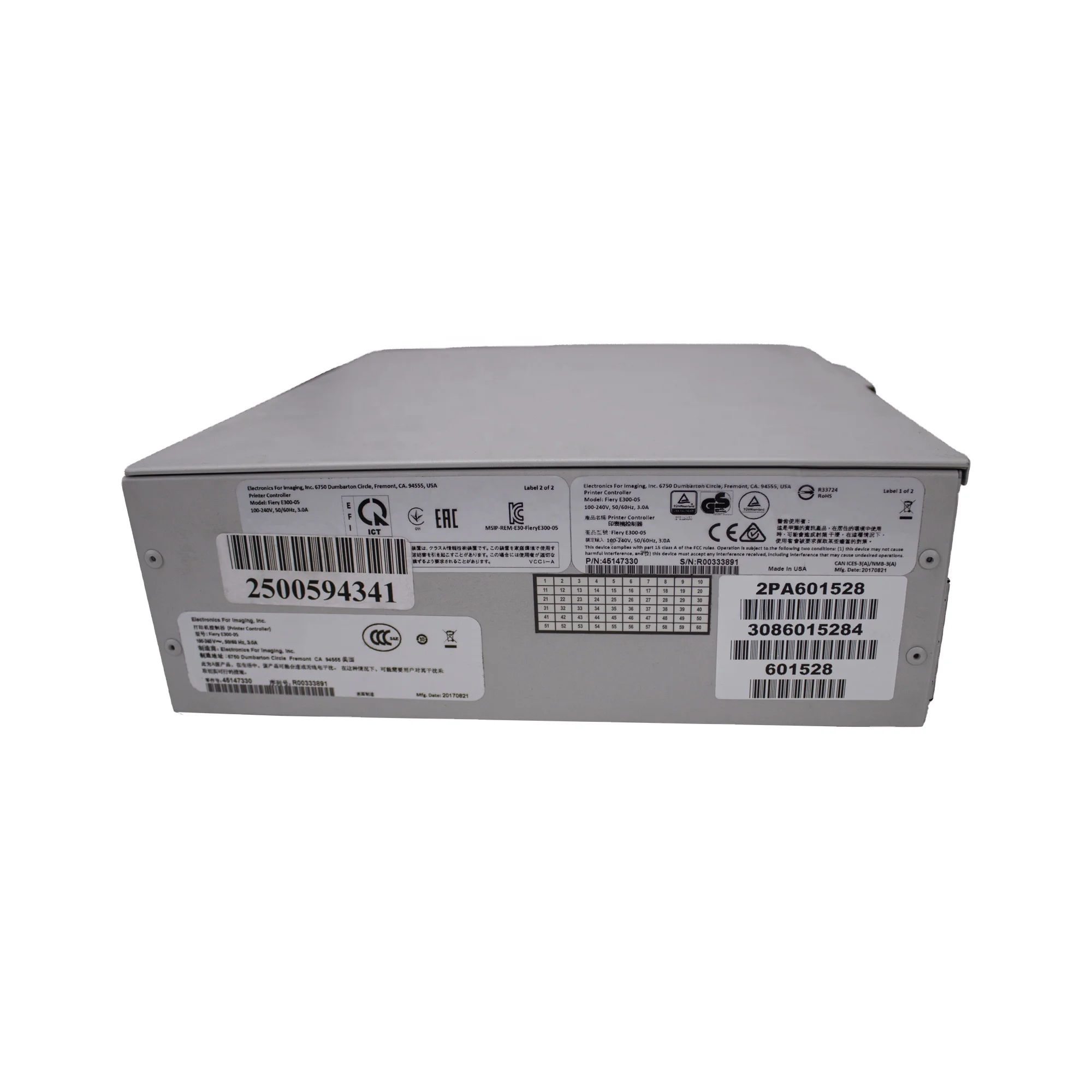 Used Fiery E300-05  integrated bustled server printer server for fuji xerox v180 press