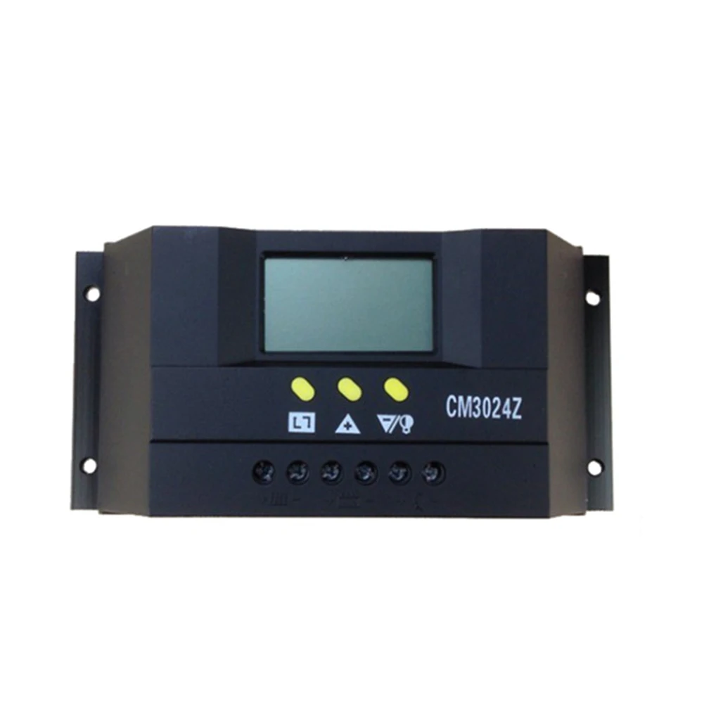 CM3024Z 30A Solar Charge Controller 12/24V Voltage Current Regulator Charge Controller With LCD Dual USB Output Solar Cell Panel
