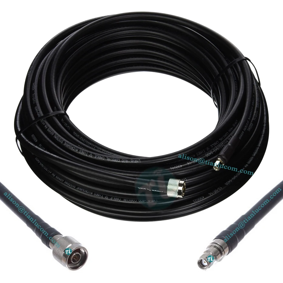 LMR-400 Wifi антенный кабель N-Type Male - RP SMA Type LMR400 50 Ом коаксиальный