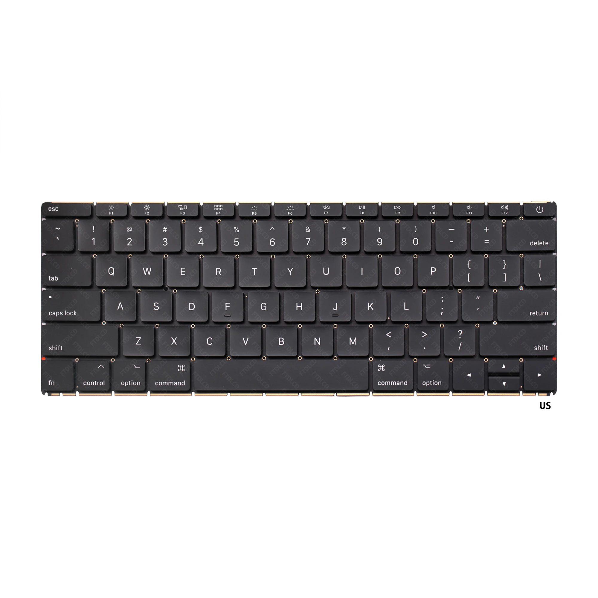 Laptop A1534 Keyboard 2015 Year for Macbook 12 inches Laptop US UK RU Arabic French Spanish German Korean Thai Danish Keyboards