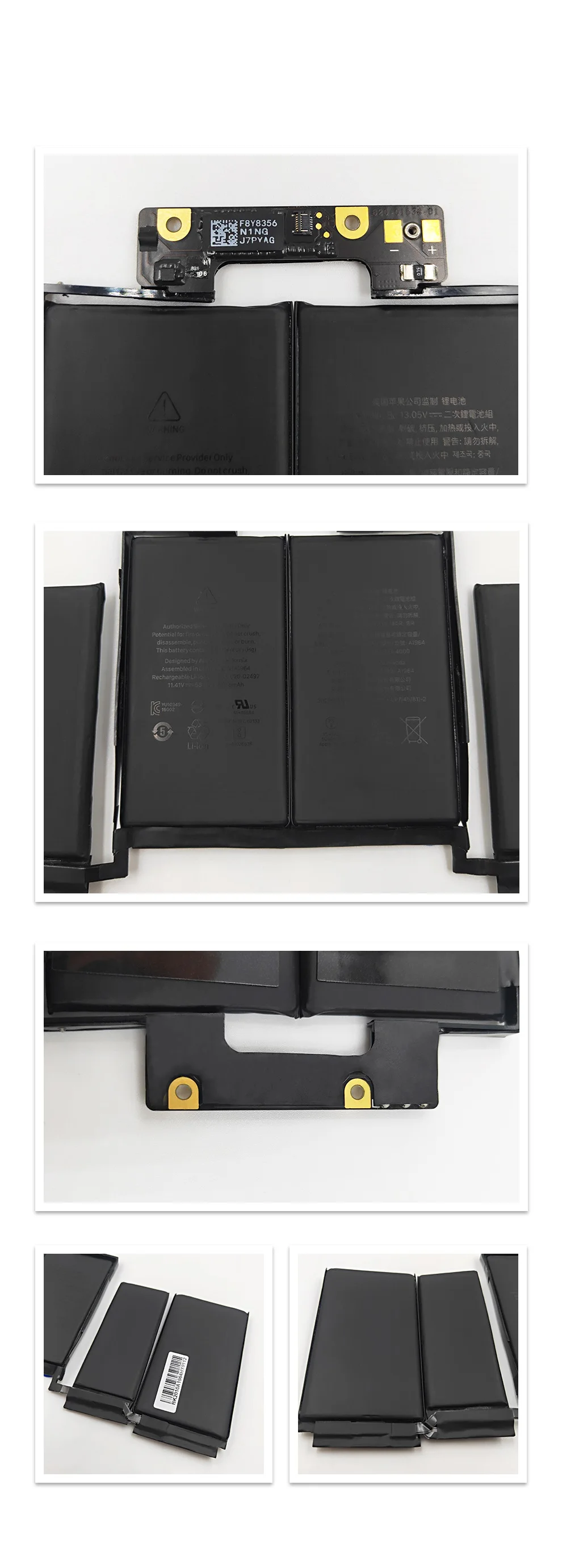 A1964 11.41v 5086mah Rechargeable Laptop Accessories Battery For Apple Macbook A1989 13 Inch 2017 2018