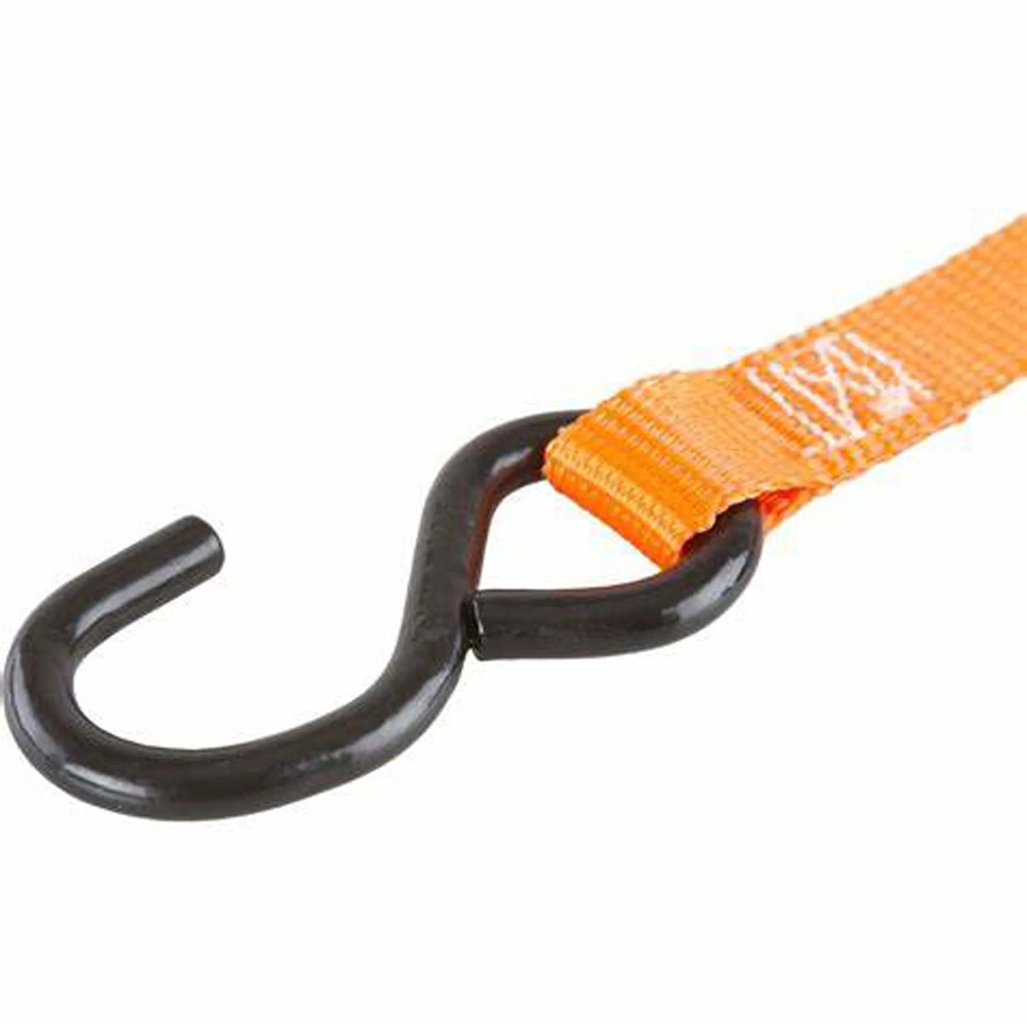 Manufacturers Direct-sling 1in*15ft*3300lbs Ratchet Strap with S-Hook for Cargo Control