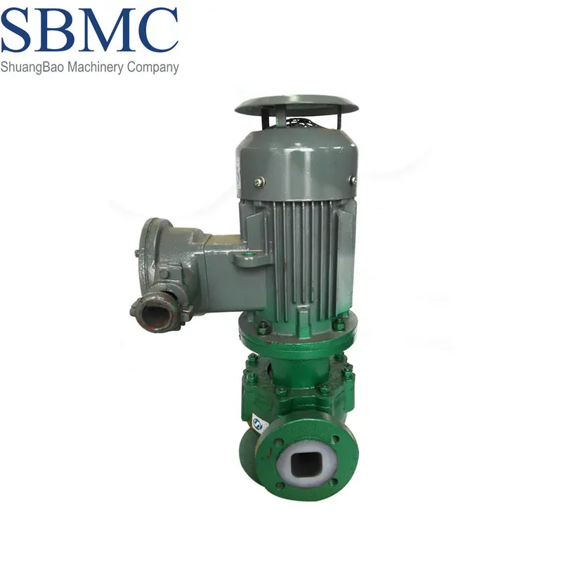 Sodium sulfate transfer vertical single stage pipeline pump Vertical Inline Mud Slurry Sewage Pump
