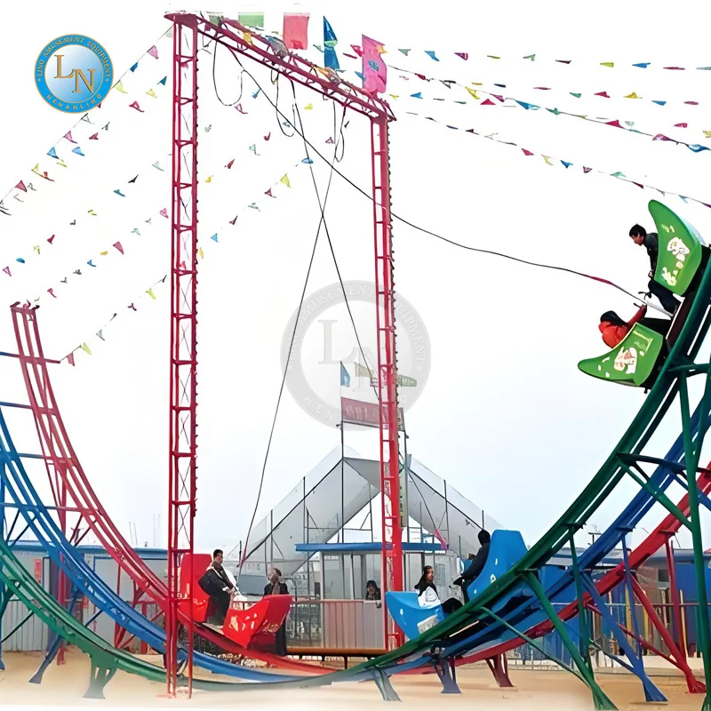 Factory  Direct Sale Children Amusement Rides Meniscus Flying Car Crazy Electric Drift Car for Kids and Adults