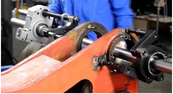 LBE-50 affordable portable line boring machine for excavator repair with powerful motor