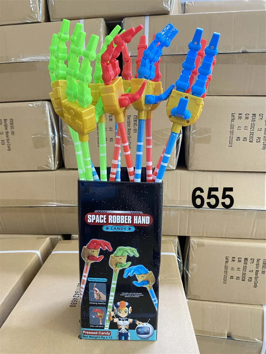 China Shantou Candy Grabber Claw Candy Toys With Hard Candy