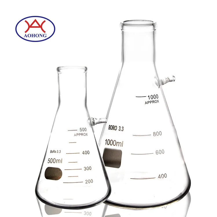 50ml 250ml 500ml 1000ml Pyrex Glass Beaker Erlenmeyer Flask for Laboratory