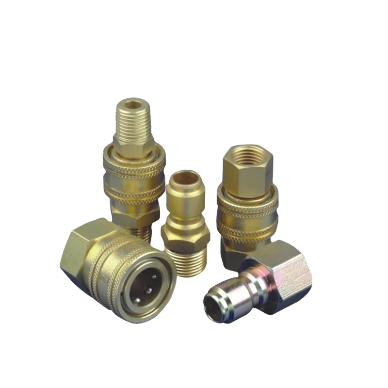 Stainless Steel High Pressure Flat Face Hydraulic Hose Fittings with Quick Coupler for Industrial Applications
