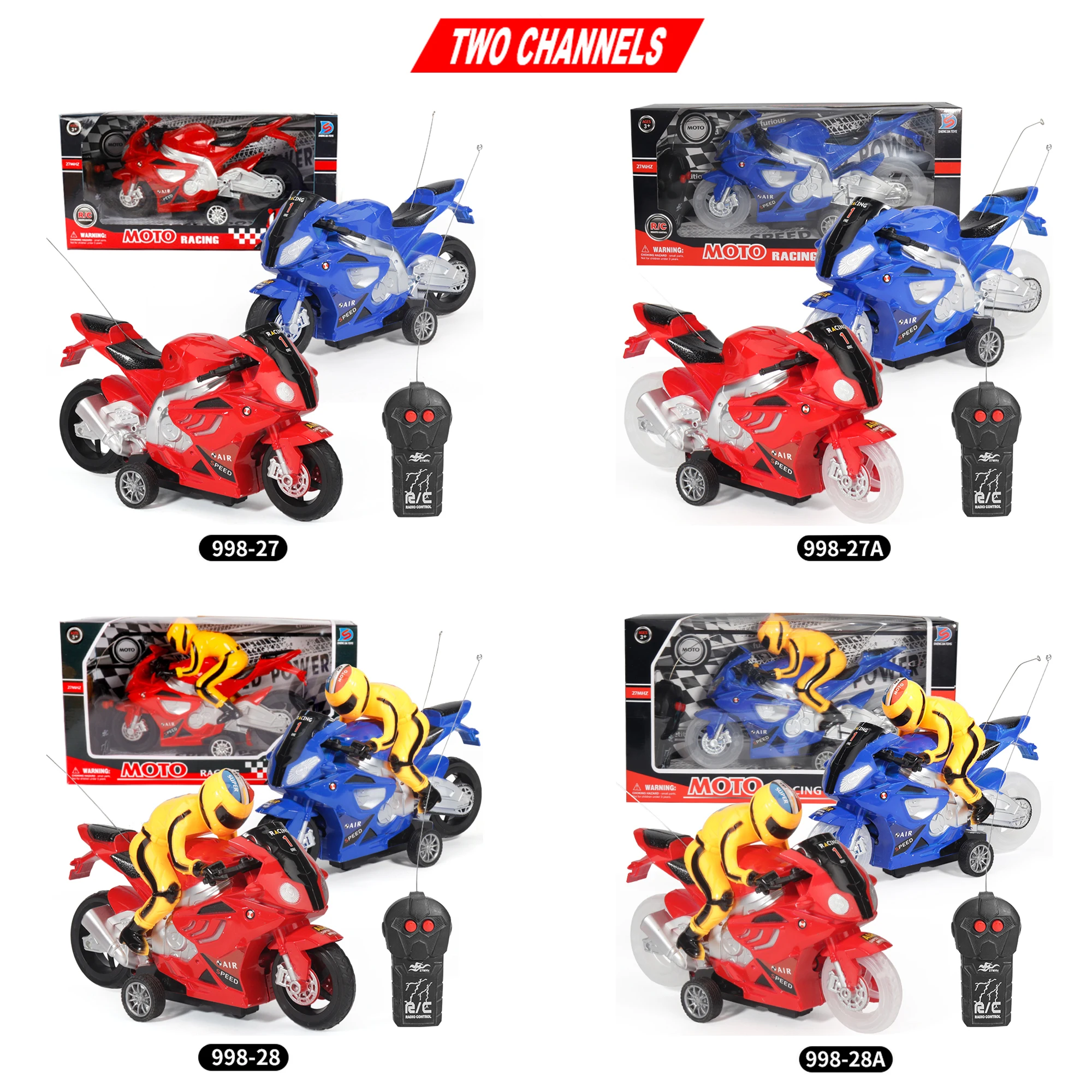 2024 Motorcycle Toy RC Motorcycles 360 Rotating Remote Control Stunt Motorcycle Toy for Children