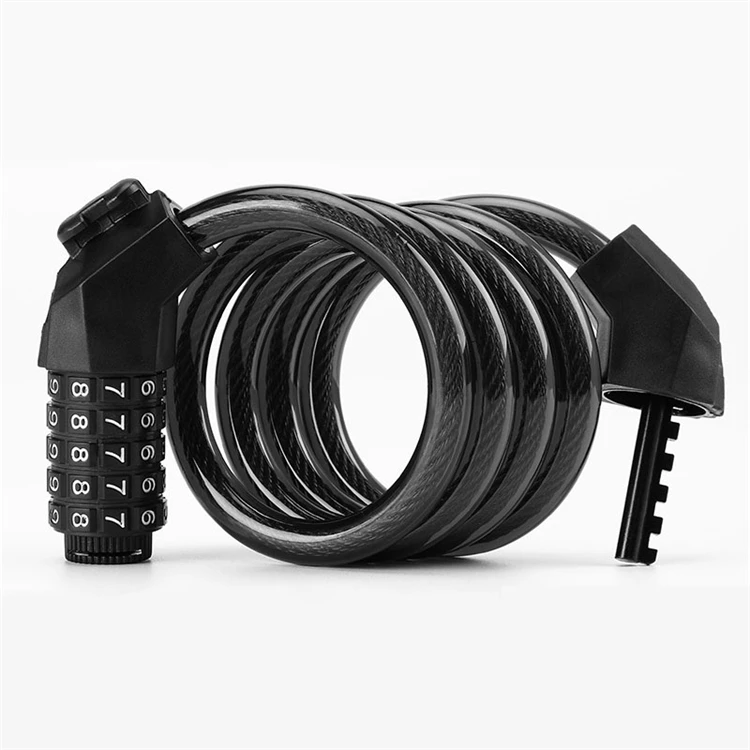 Keyless Lock Combination Chain Bicycle Cable Universal Protective Bike Lock