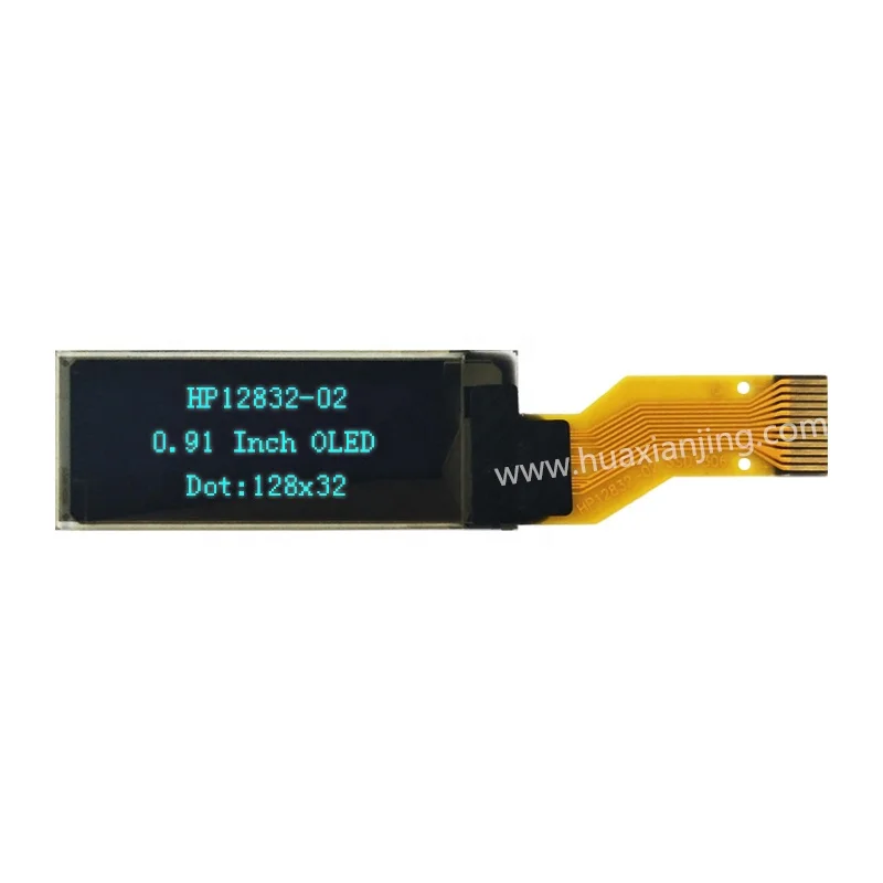 128x32 Dot 0.91 Inch Blue Color OLED LCD Display Module