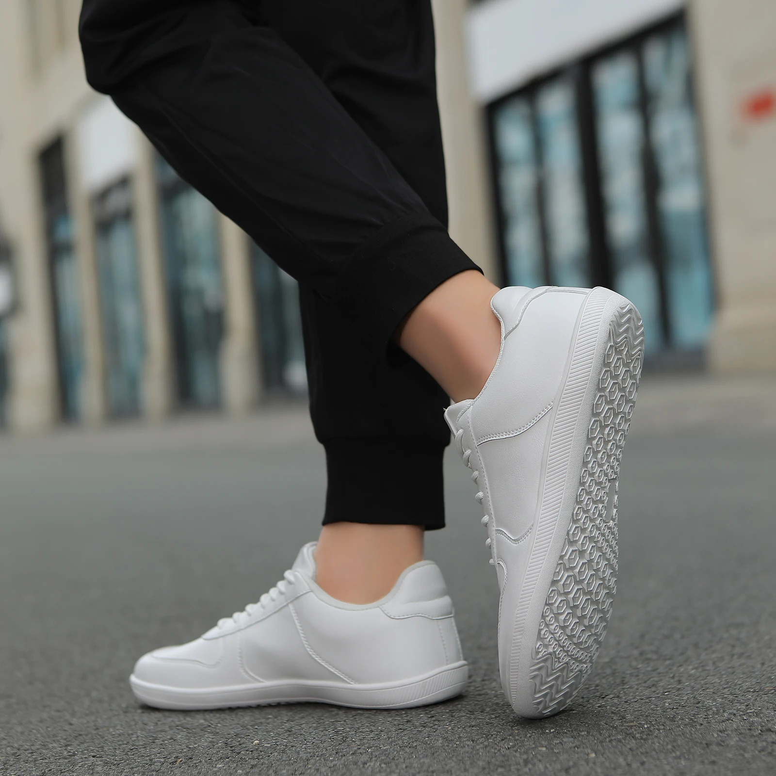 Minimalistas zapatillas sneakers fitness training zero drop men shoes sports wide palm artificial leather fashion barefoot shoes