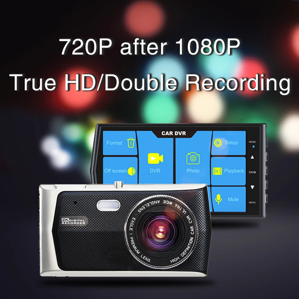 Li-ion battery car camera dash cam car dvr hd  driving recorder