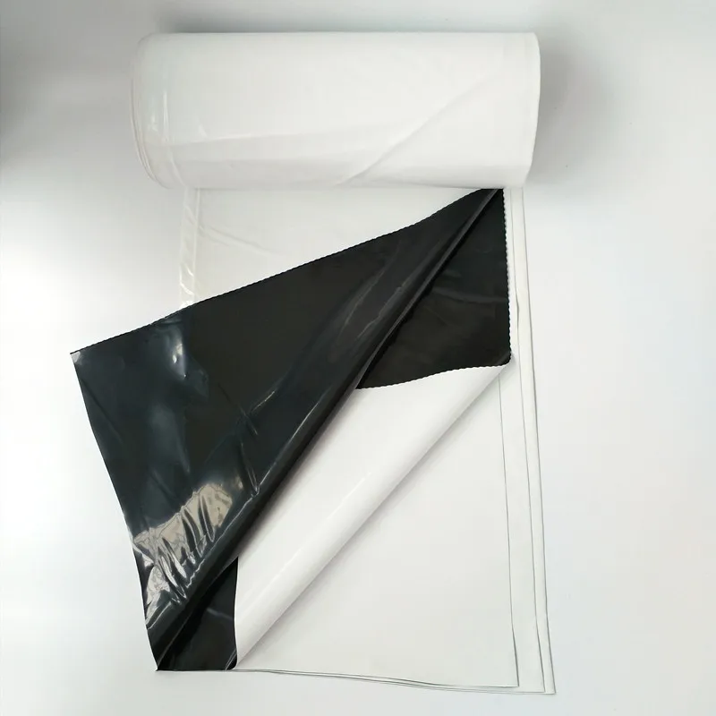250um white and black plastic panda film 3m x 30m for Horticulture & Hydroponic system