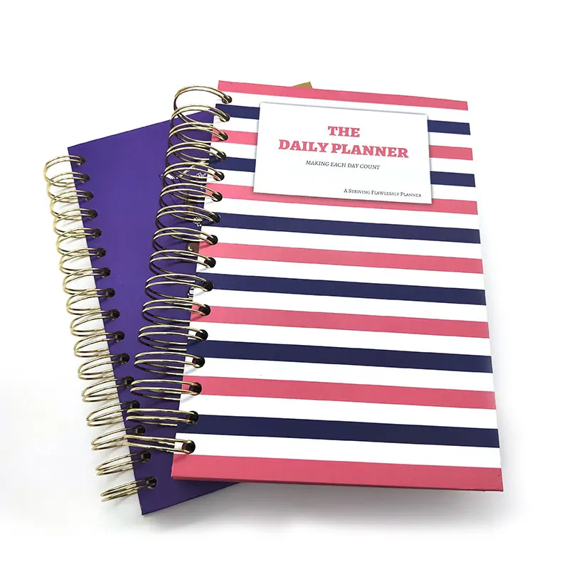 Custom Stationery A5 Spiral 2023 Daily Planner