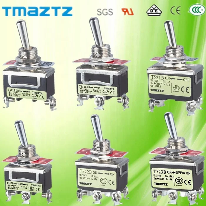 waterproof electrical 2 pin on-off 16a chrome toggle switch