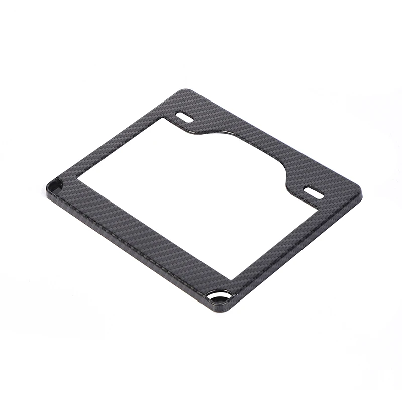 Custom Design Motorcycle carbon fiber license plate frame USA logo Number Plate Frame License Holder Motorcycle plate frame