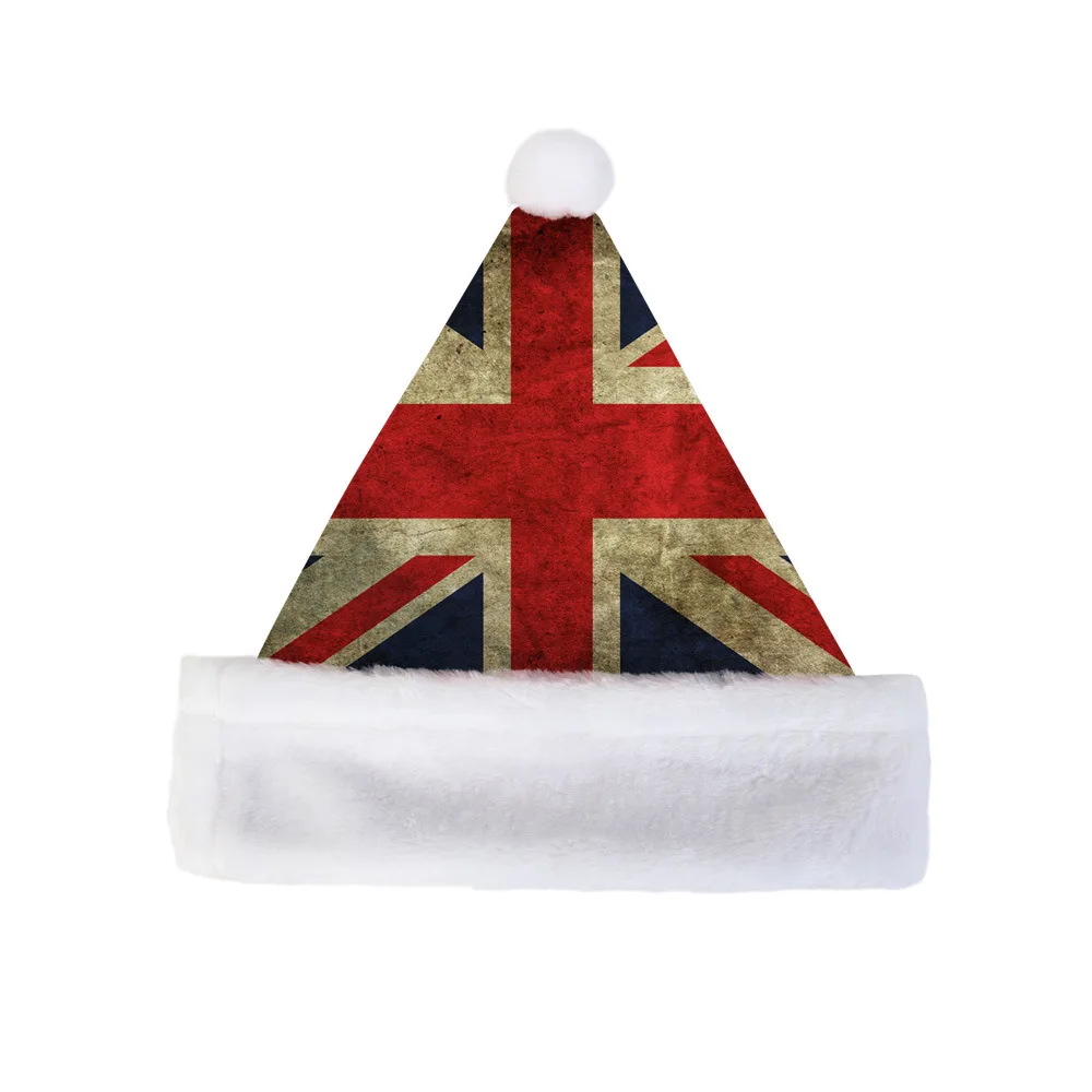 Wholesale Annual Meeting Hat Christmas Decorations Hats With National Flags Logo Printing
