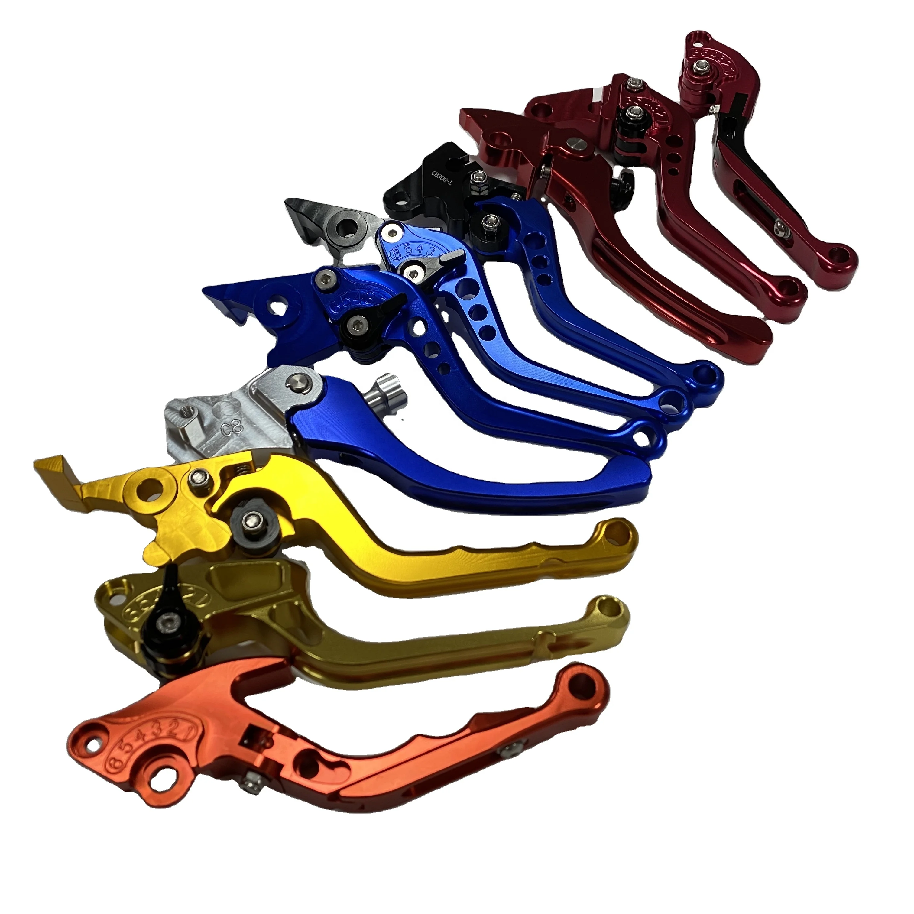 motorcycle levers CNC grips handle lever adjustable foldable universal levers clutch and brake motorcycle
