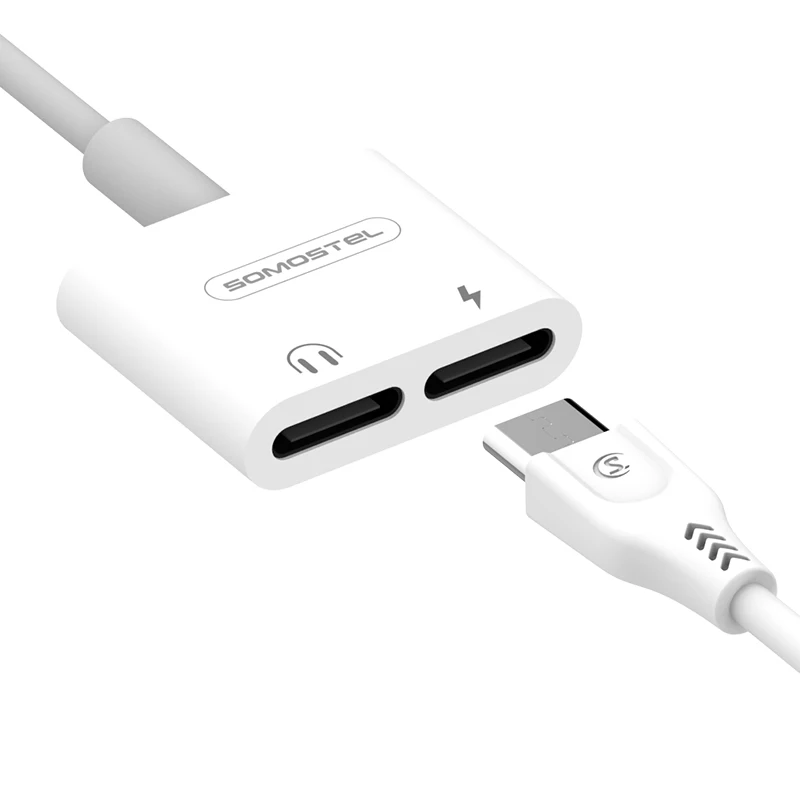 Адаптер USB C a-коннектор для наушников с дополнительным аудио адаптером и зарядки rapida tipo