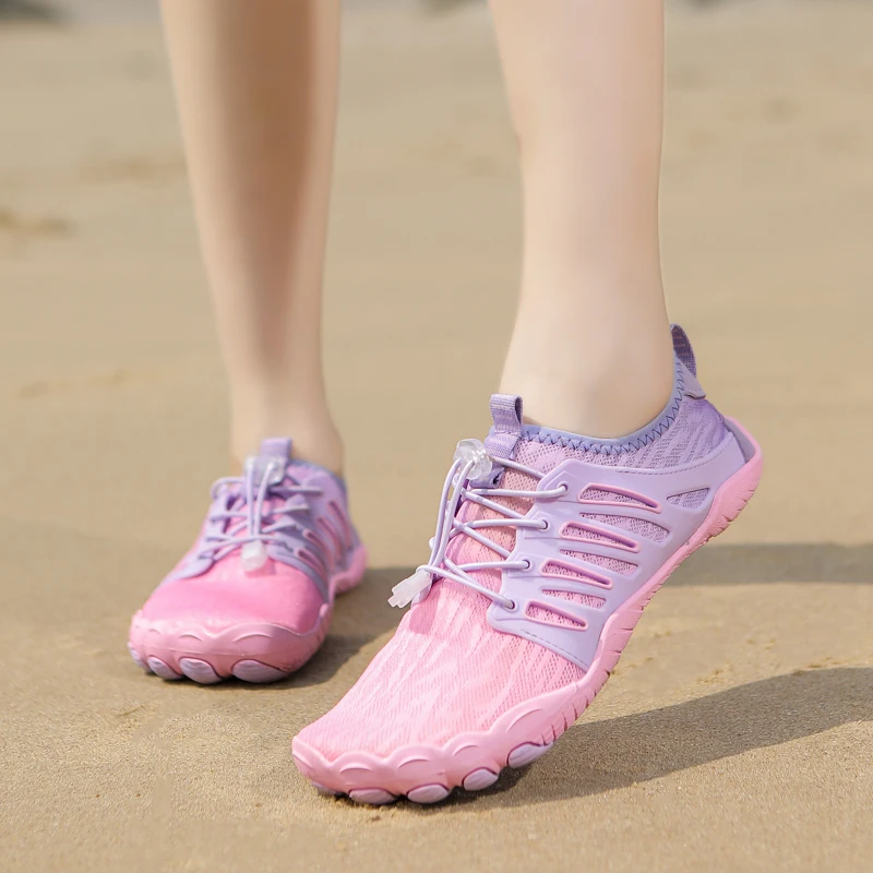 Factory Wholesale Summer Elastic Quick Drying Water Shoes Unisex Wading Shoes Swimming Shoes Beach Barefoot Slippers