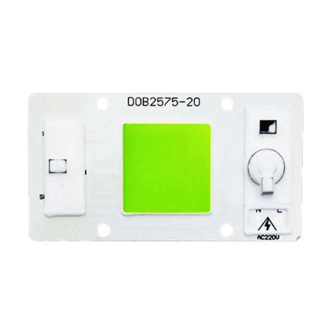 High Efficacy White RGB Full Spectrum 50w 220v 110V AC COB LED Board Driverless DOB COB LED Chip Grow Panel Light