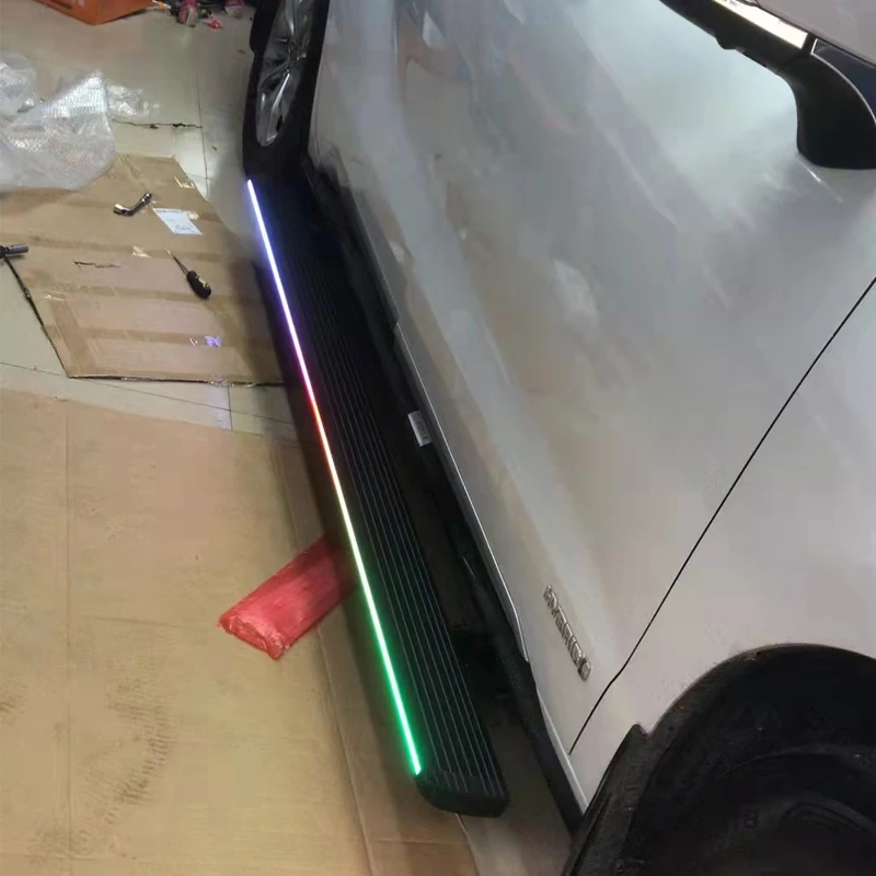 Automatic Electric Power Side Step Running Board Neon Led Light For Toyota SIENNA 2021-2023
