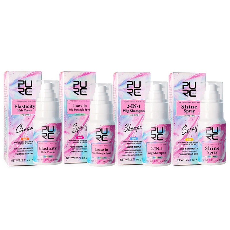 Оптовая продажа, частная этикетка, синтетический парик, шампунь для ухода за париком, шампунь для ухода за париком, шампунь