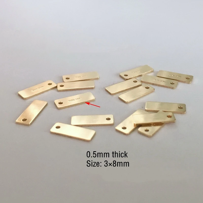 GLORY PACE 1/20 14k Gold Filled Disc Charms for Bracelets gold filled jewelry 14k bulk product wholesale