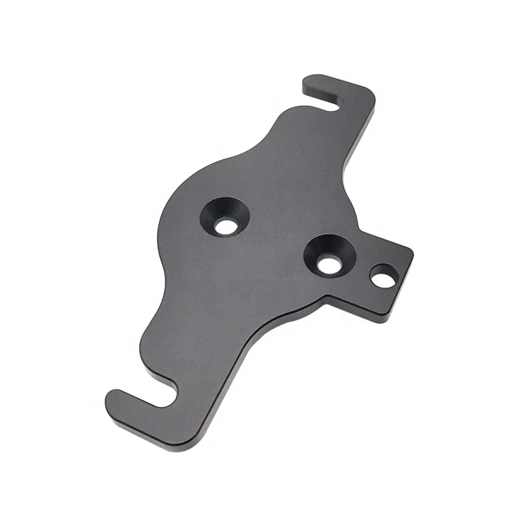 OEM/ODM CNC Machining, Broaching, and Drilling Services Orange and Black Anodized Aluminum Component Manufacturing