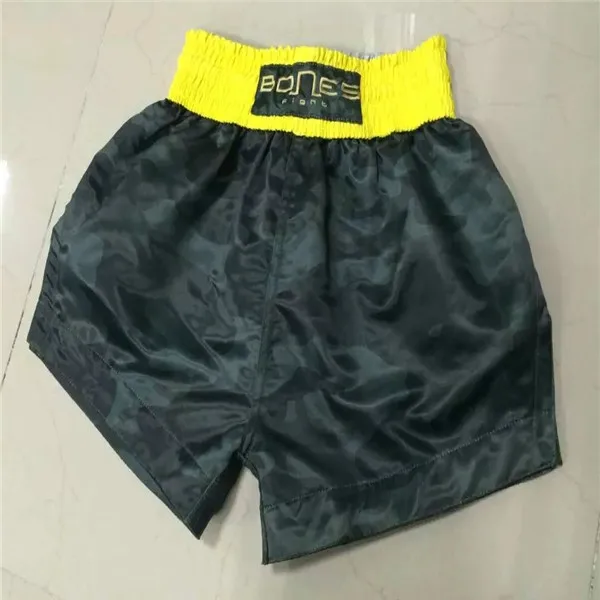 2019 hot selling full sublimated satin fabric mauy thai shorts