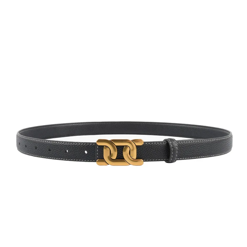 Top-layer Leather Belt For Women With Dress Jeans Slacks Casual Fashion Ladies Leather Belt