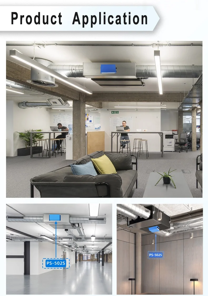 EddaAir CB Ozone Plasma Duct Air Purifier HVAC Removal Odor Air Handler and cleaning equipment