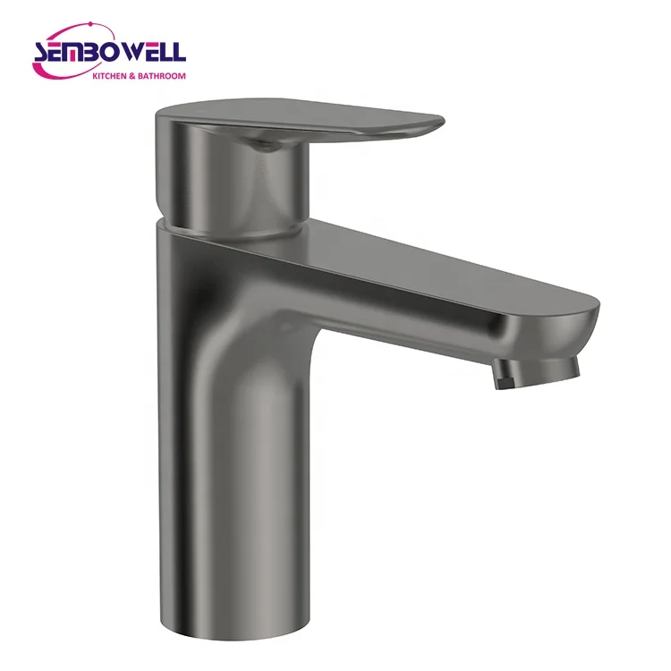 Stainless Steel  Basin Faucet Mixer Tap Single Handle Basin Mixer Hot and Cold Wash Basin Mixer Tap Faucet Bathroom