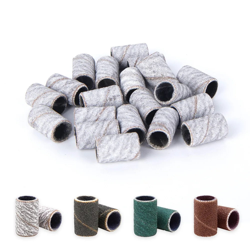 Professional Wholesale  Grit Grinding Sanding Bands Sandpaper Nail Art Drill Sanding Bands For File Nail Drill